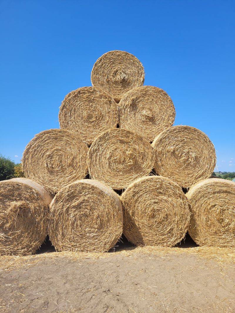 Unstable Hay Bales Can Shift Without Warning