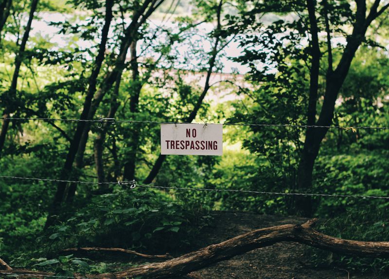 Watch for Private Land Boundaries