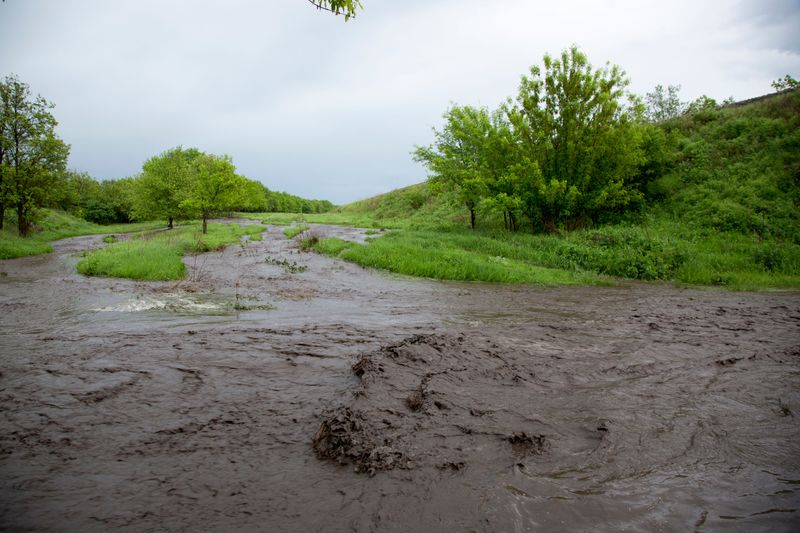 Low Banks Can Disappear Under Rising Water