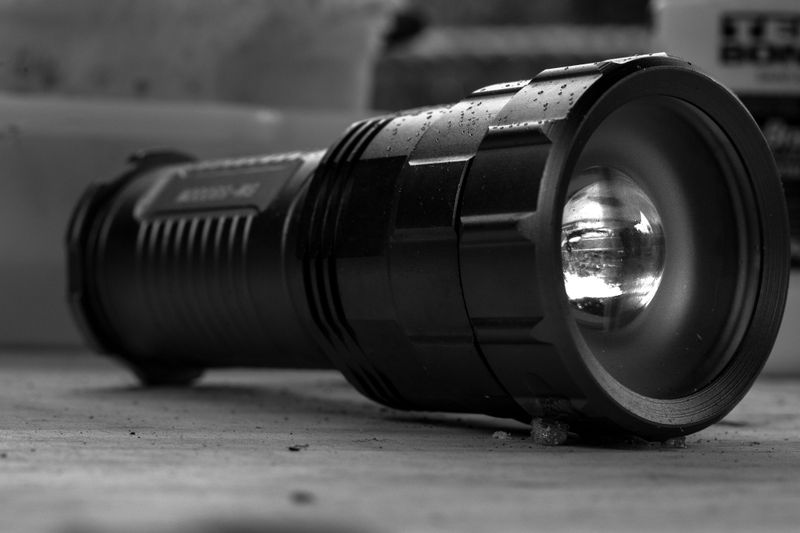Flashlight and Spare Batteries