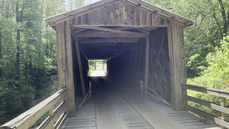 Elder Mill Covered Bridge, Watkinsville: A Roadside Pause