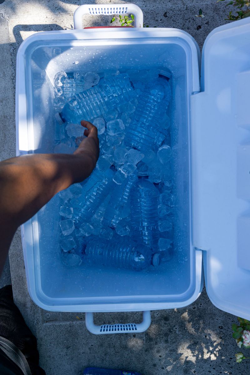 Save Frozen Water Bottles