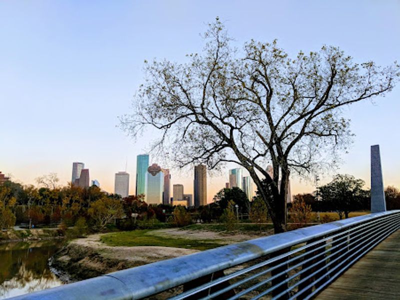 Catch Skyline Views at Buffalo Bayou Park