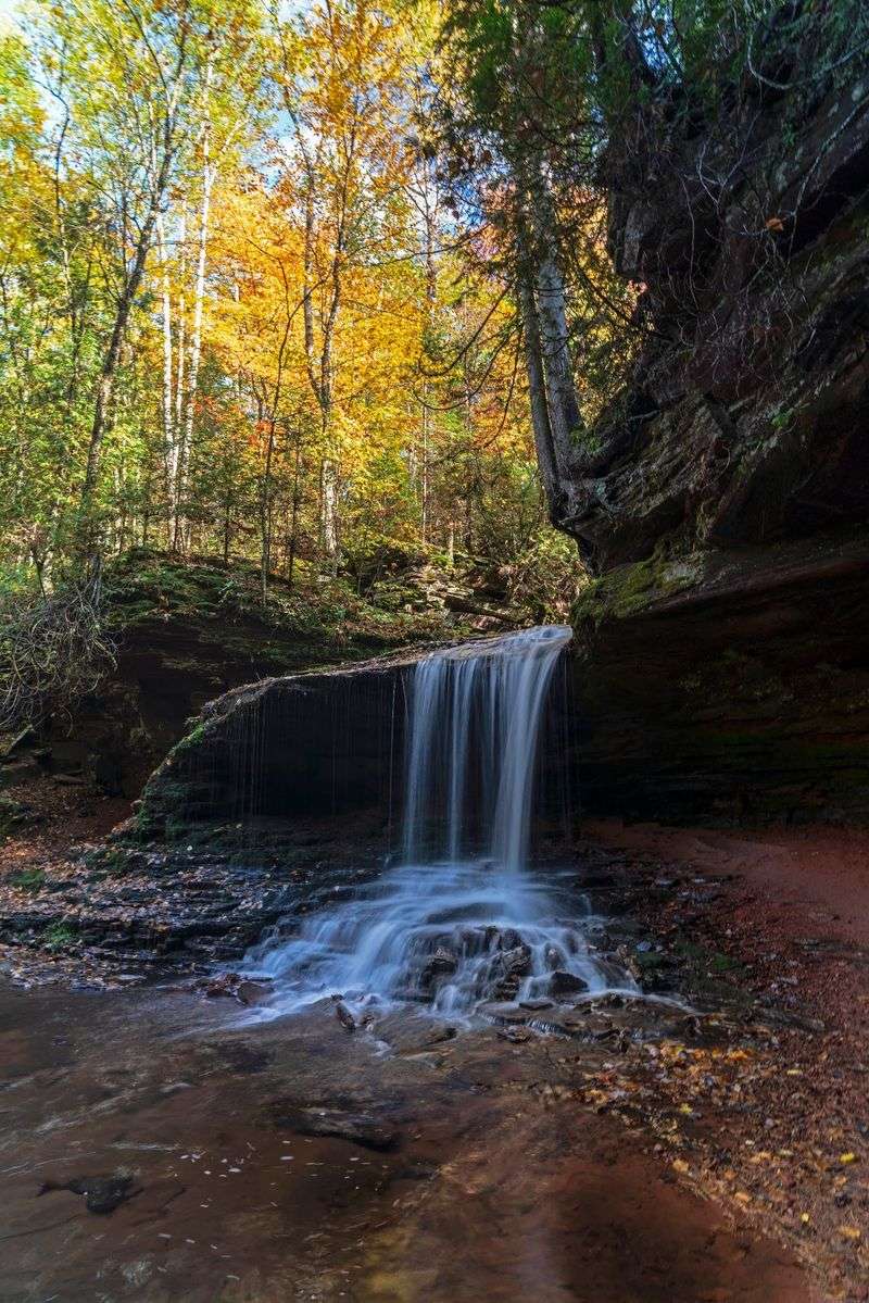 Lost Creek Falls: A Woodland Finale Near Cornucopia