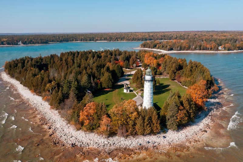 Cana Island Lighthouse Area in Baileys Harbor: Plan the Crossing