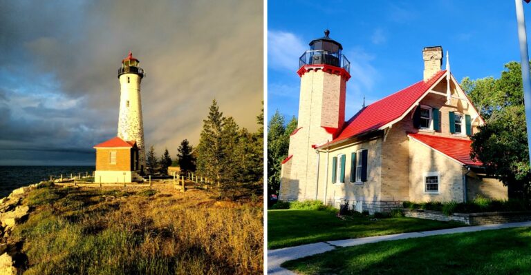 16 Michigan Lighthouse Grounds With Leashed-Dog Walking Areas